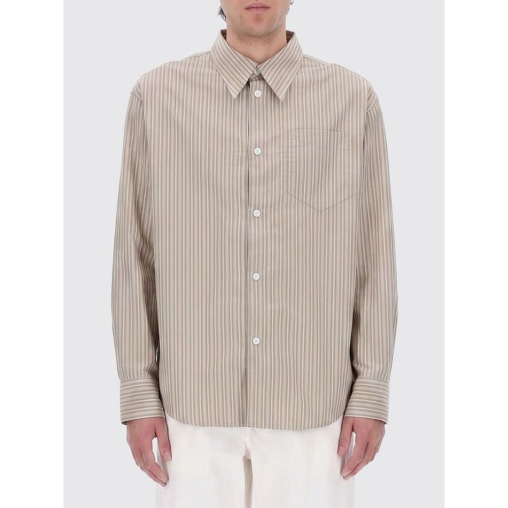 Ami Paris Shirt Men Beige